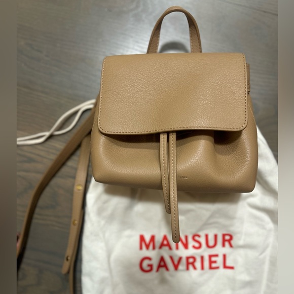 Mansur Gavriel Women Mini Soft Lady Bag In Sand - Picture 3 of 10